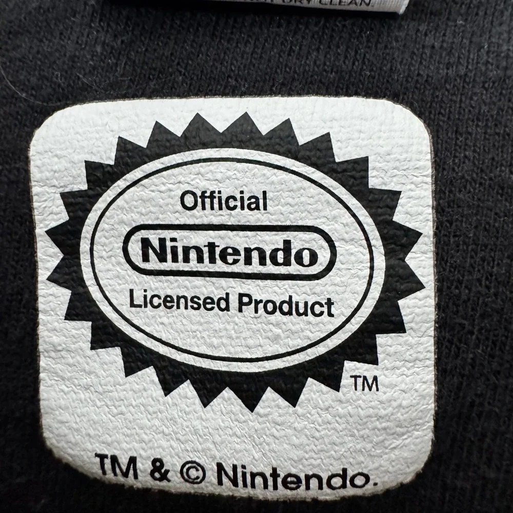 Nintendo Splatoon Black Graphic Hoodie Kids M Official‎ Licensed Product Cartoon